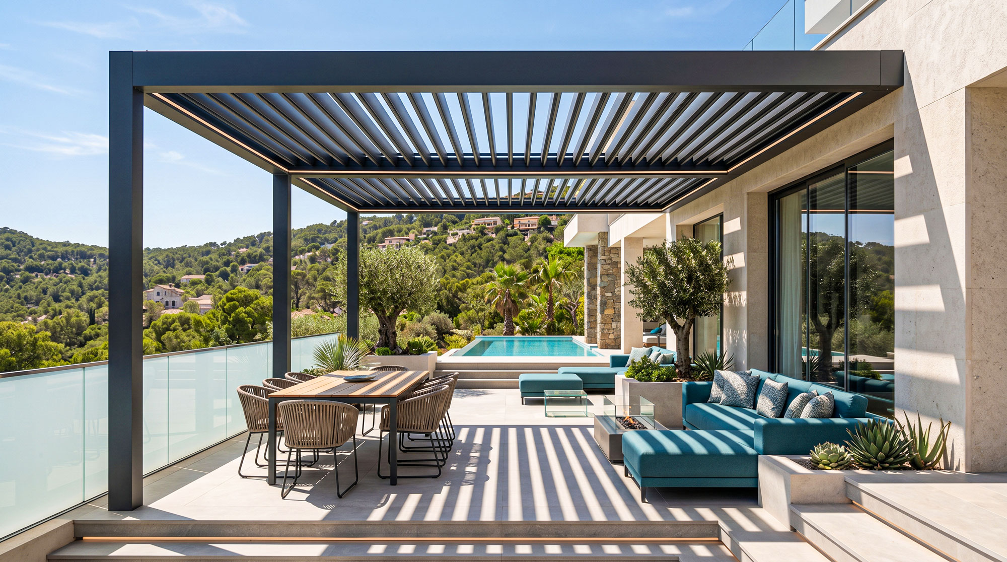 Bioklimatische Pergola
