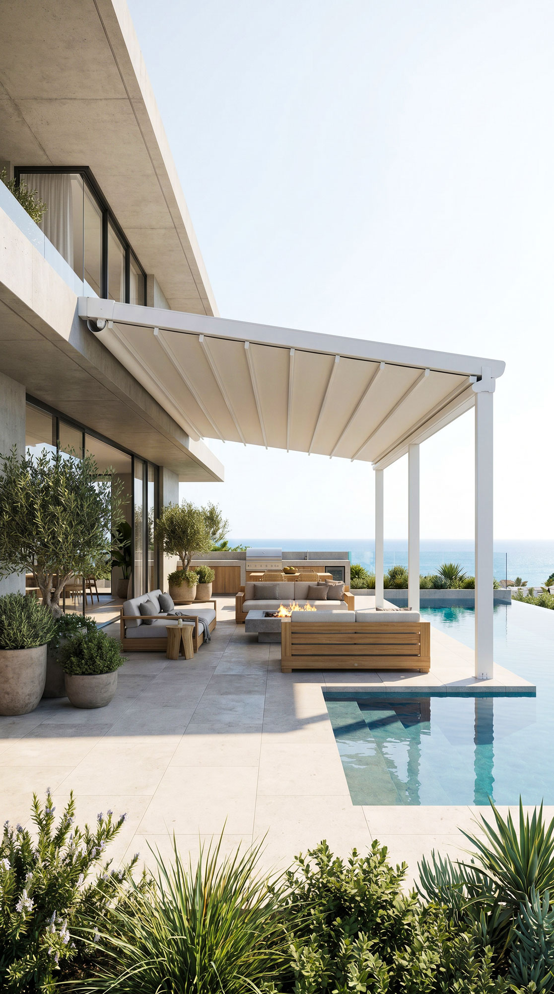 SkyVera Stoffpergola