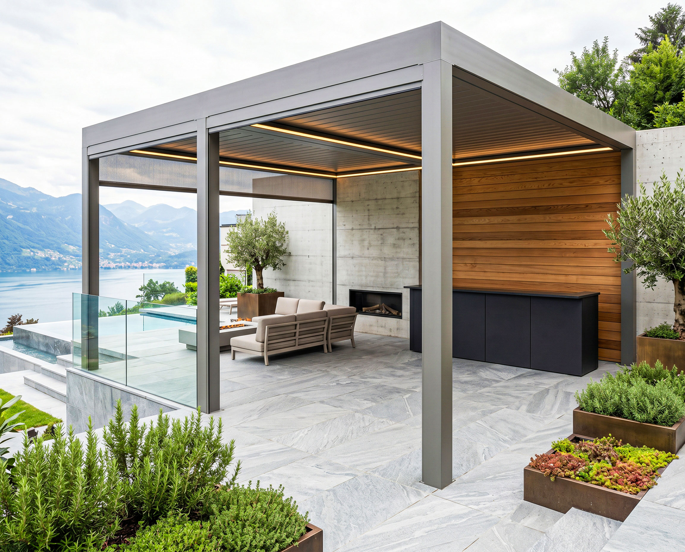 Bioklimatische Pergola